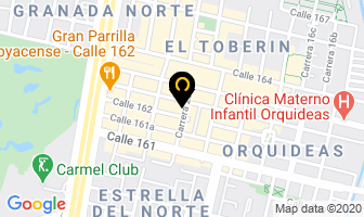 Mapa de Vidrios Aluminios Cristaluna en Bogotá D.C