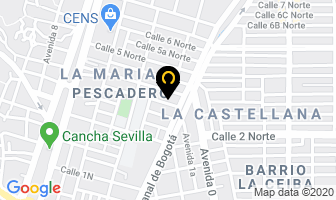 Mapa de Vidrios & Aluminios Sarmiento en Cúcuta