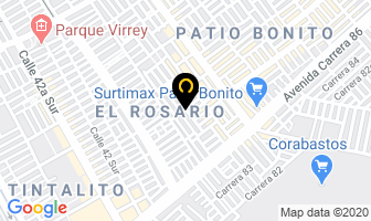 Mapa de Vidrios A.m en Bogotá D.C