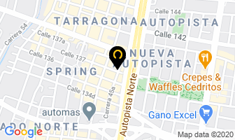 Mapa de Vidrios Bayorti en Bogotá D.C