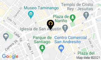 Mapa de Vidrios Colcasa en Pasto