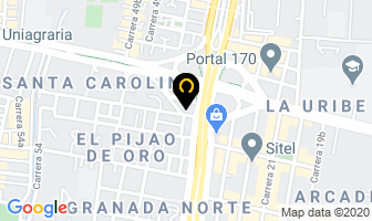 Mapa de Vidrios Del Norte en Bogotá D.C