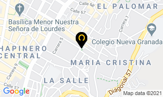Mapa de Vidrios Diaz en Bogotá D.C