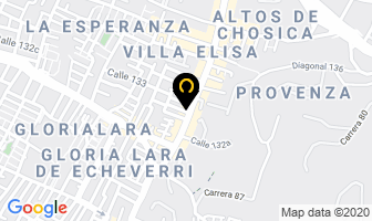 Mapa de Vidrios Dmarc en Bogotá D.C