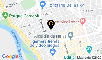 Mapa de Vidrios Jovar en Neiva
