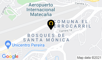 Mapa de Vidrios La Capilla en Pereira
