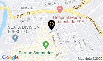 Mapa de Vidrios La Décima en Florencia