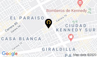 Mapa de Vidrios Peldar en Bogotá D.C