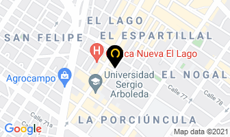 Mapa de Vidrios Reflejo®s Arnoldo en Bogotá D.C
