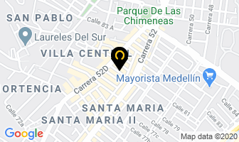 Mapa de Vidrios Río Claro en Itaguí