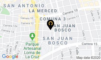 Mapa de Vidrios San Bosco en Cali