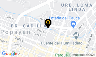 Mapa de Vidrios Y Aluminios Hurtado en Popayán