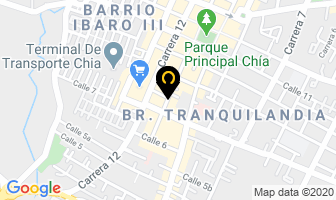 Mapa de Vidrios Y Aluminios San Nicolas en Chía
