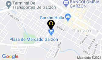 Mapa de Vidrios Y Aluminios Superior en Garzón