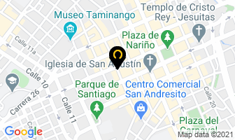 Mapa de Vidrios Y Aluminos El Rocal en Pasto