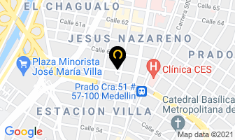 Mapa de Vidrios Y Biseles El Costeo en Medellín