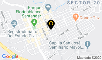 Mapa de Vidrios Y Espacios en Floridablanca