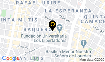 Mapa de Vidrios Y Espejos El Comercio Ltda en Bogotá D.C