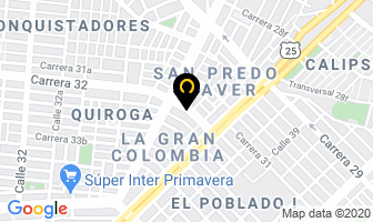 Mapa de Vidrios Y Marquetería Guzmán en Cali