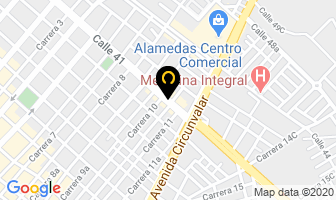 Mapa de Vidrios Y Servicios Manjarrez en Montería