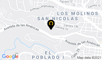 Mapa de Vidrios Y®más en Pereira