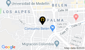 Mapa de Vidtec-Vidriera Tecnica en Medellín