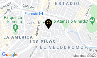 Mapa de Vigilancia Privada Vj Ltda. en Medellín