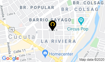 Mapa de Vihonco Ips en Cúcuta