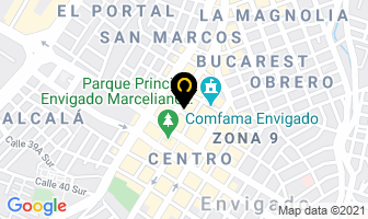 Mapa de Villa Betancur Silvio en Medellín