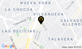 Mapa de Villa Nueva en Bogotá D.C