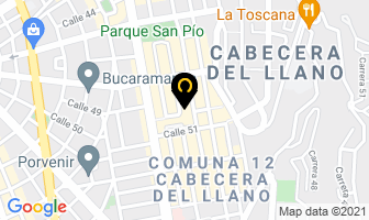 Mapa de Violeta Stort en Bucaramanga