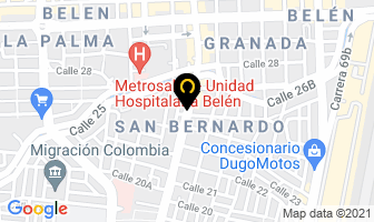 Mapa de V.i.p Comunicaciones en Medellín