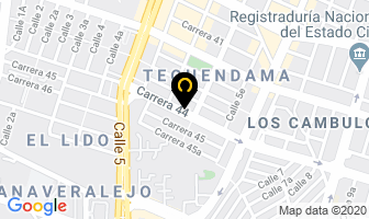 Mapa de Vip School en Cali