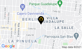 Mapa de Vip Valet Parking en Medellín