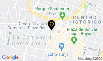 Mapa de Vips Ltda en Tunja