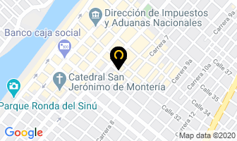 Mapa de Virna Lisi en Montería
