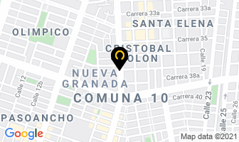 Mapa de Virtual Conection en Cali