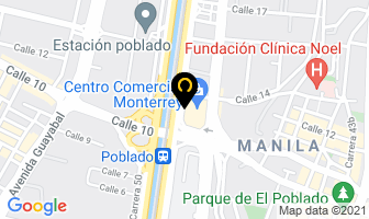 Mapa de Virtual land en Medellín