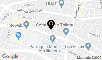 Mapa de Virtuale Eyes Ltda. en Ibagué
