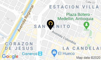 Mapa de Visellados en Medellín
