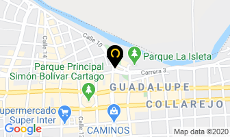 Mapa de Visión Center en Cartago