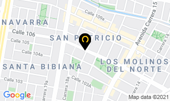 Mapa de Visión Colombia Lvc Ltda. en Bogotá D.C