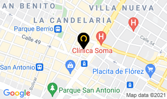 Mapa de Visión Opticas en Medellín