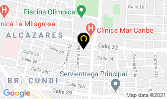 Mapa de Visión Prolaser en Santa Marta