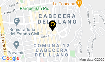Mapa de Visión Sport en Bucaramanga