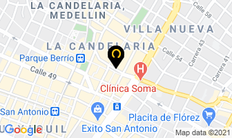 Mapa de Visual Media Ltda en Medellín