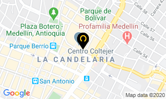 Mapa de Visual Work en Medellín