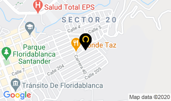 Mapa de Vitacentro Centro Terapeutico en Bucaramanga