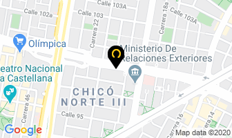 Mapa de Vital Colombia en Bogotá D.C