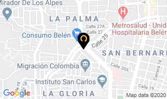 Mapa de Vital Dent en Medellín